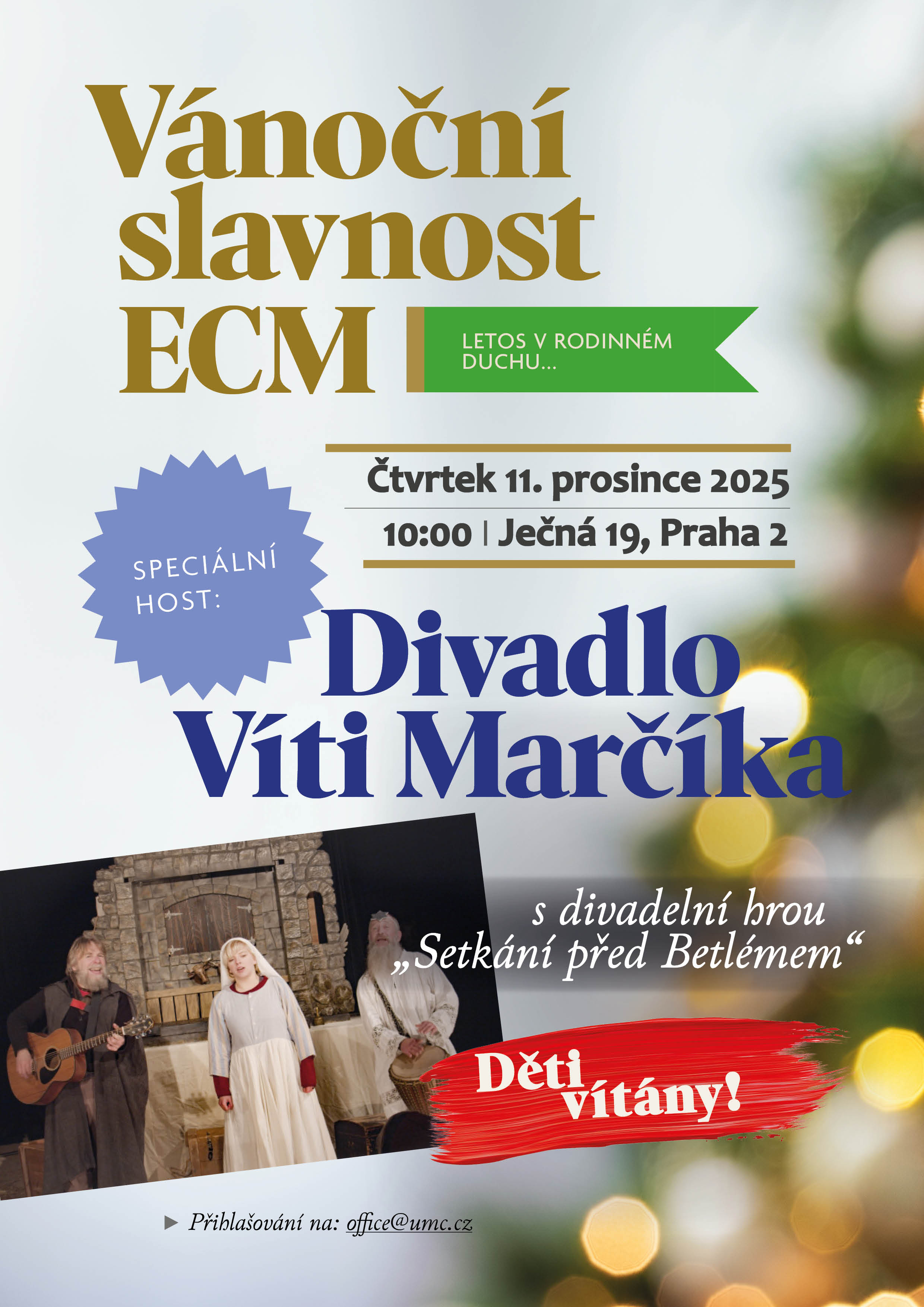 Vánoční slavnost ECM 2025